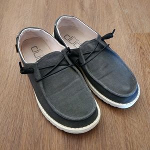 Worn 1x Hey Dudes Off-Black Women's 8